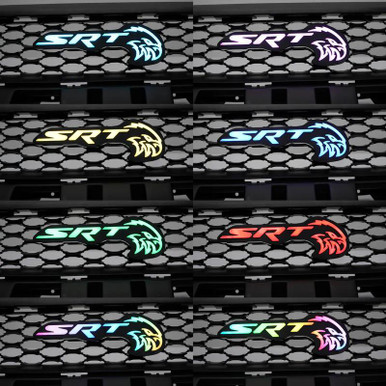 RGB Halo Kits SRT Trackhawk RGB Halo Kits Illuminated LED Grille Badge