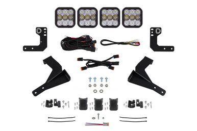 Diode Dynamics 2024-2025 Toyota Tacoma | Diode Dynamics SS5 LED Grille CrossLink Lightbar Kit