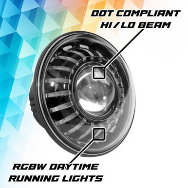 XKGLOW 2020-2025 Jeep Gladiator | XKGlow RGBW XKmax LED Headlights