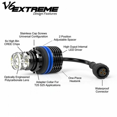 VLEDS 7440 VLEDS V6 Triton Extreme LED Bulbs