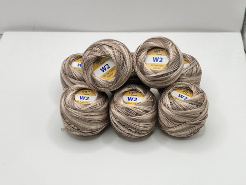 W2 Slush ~ #8 Pearl Cotton Variegated