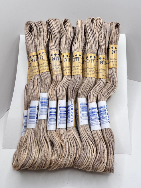 BG13 Stone Tile ~ 6 Strand Variegated Floss