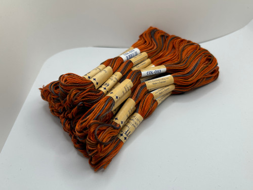 OTF Threads™️ 6 Strand Variegated Floss - O53 Jack O'