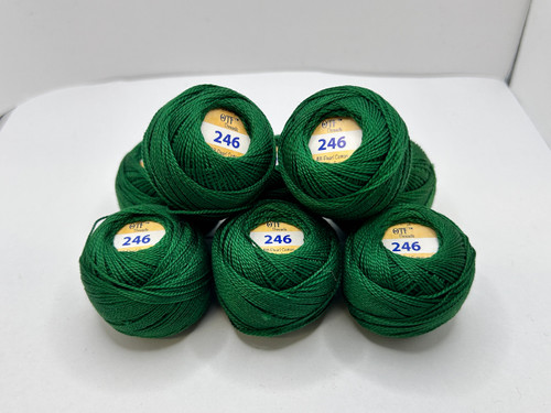 246 Emerald Green ~ #8 Pearl Cotton