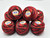 R28 Bold Red ~ #8 Pearl Cotton Variegated