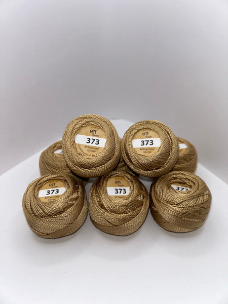 373 Light Brown ~ #8 Pearl Cotton