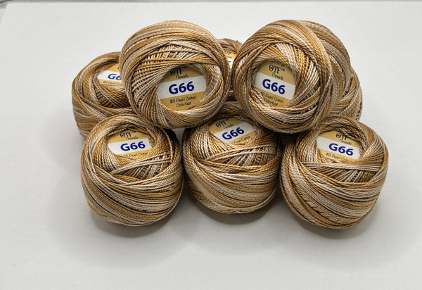 G66 Hay Blue ~ #8 Pearl Cotton Variegated