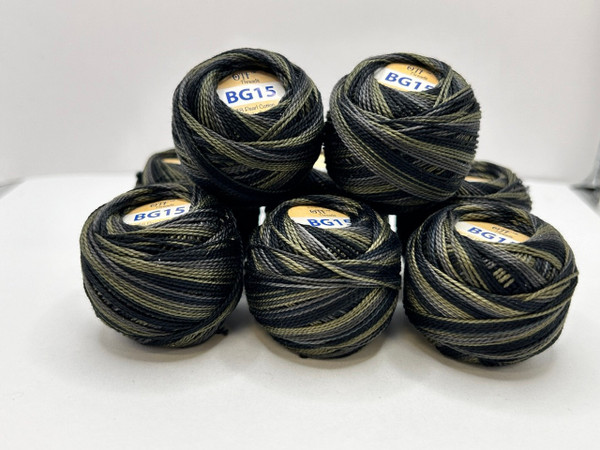 BG15 Cauldron ~ #8 Pearl Cotton Variegated