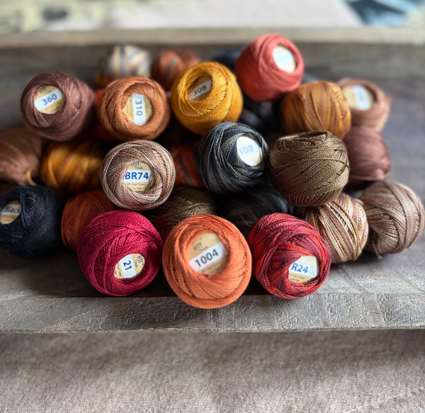 Build your own #8 Pearl Cotton OTF Threads™ Bundle