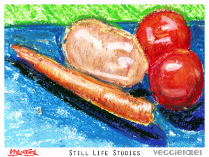 VeggieTales Still Life Studies Magnet
