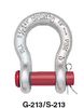 Crosby® Round Pin Shackles G-213 / S-213