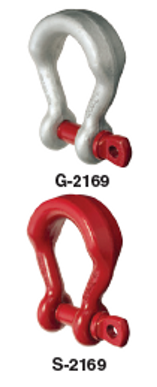 G-2169 / S-2169 Alloy Screw Pin “Wide Body” Shackles