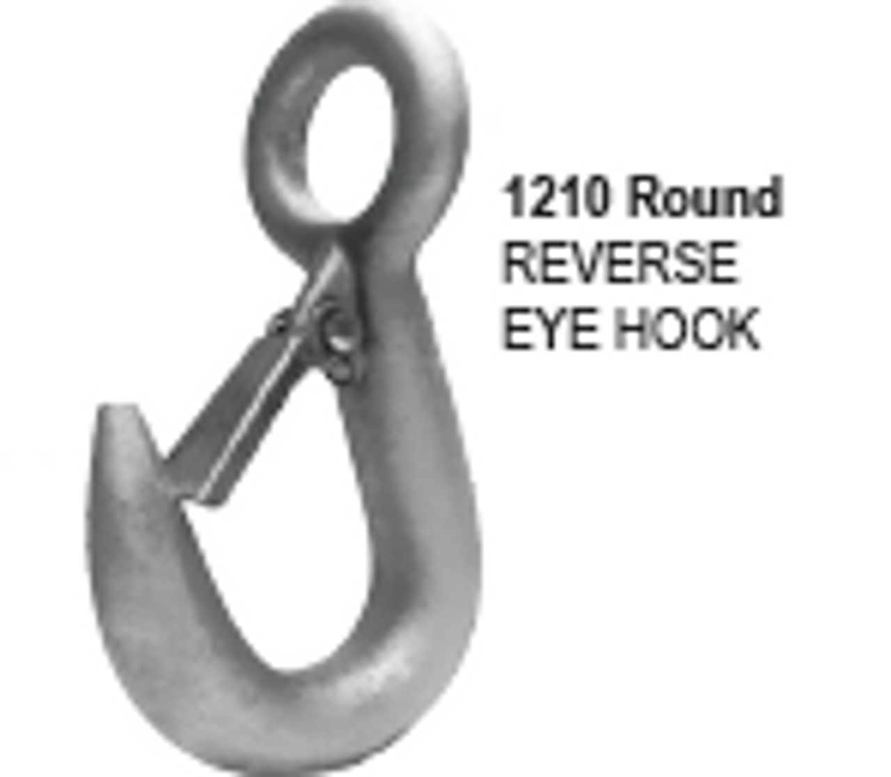 1210 Round Reverse Eye Hook Crosby