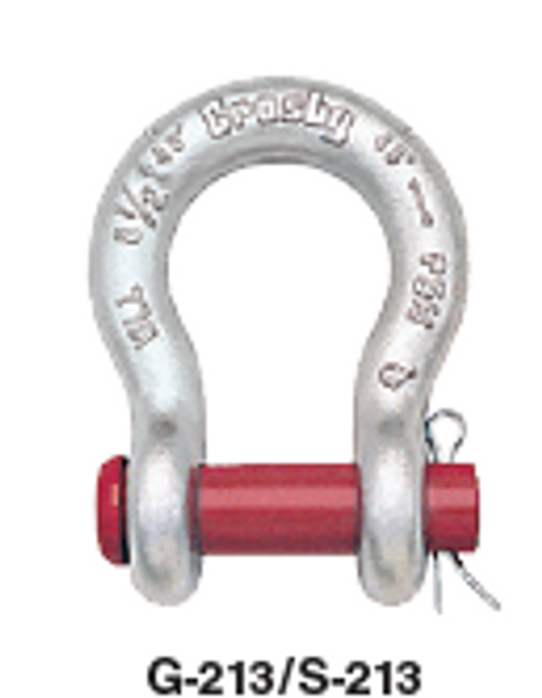 Crosby® Round Pin Shackles G-213 / S-213