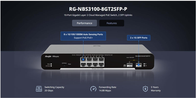 RG-NBS3100-8GT2SFP-P