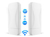 Plug 'n Play Gigabit 3KM Long Range 5GHz Wireless Bridge (2-Pack)