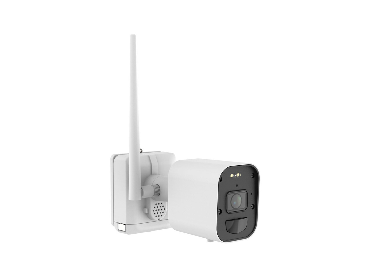 8MP Fixed Lens IP Wireless Battery Camera w/Active Deterrence w/Audio