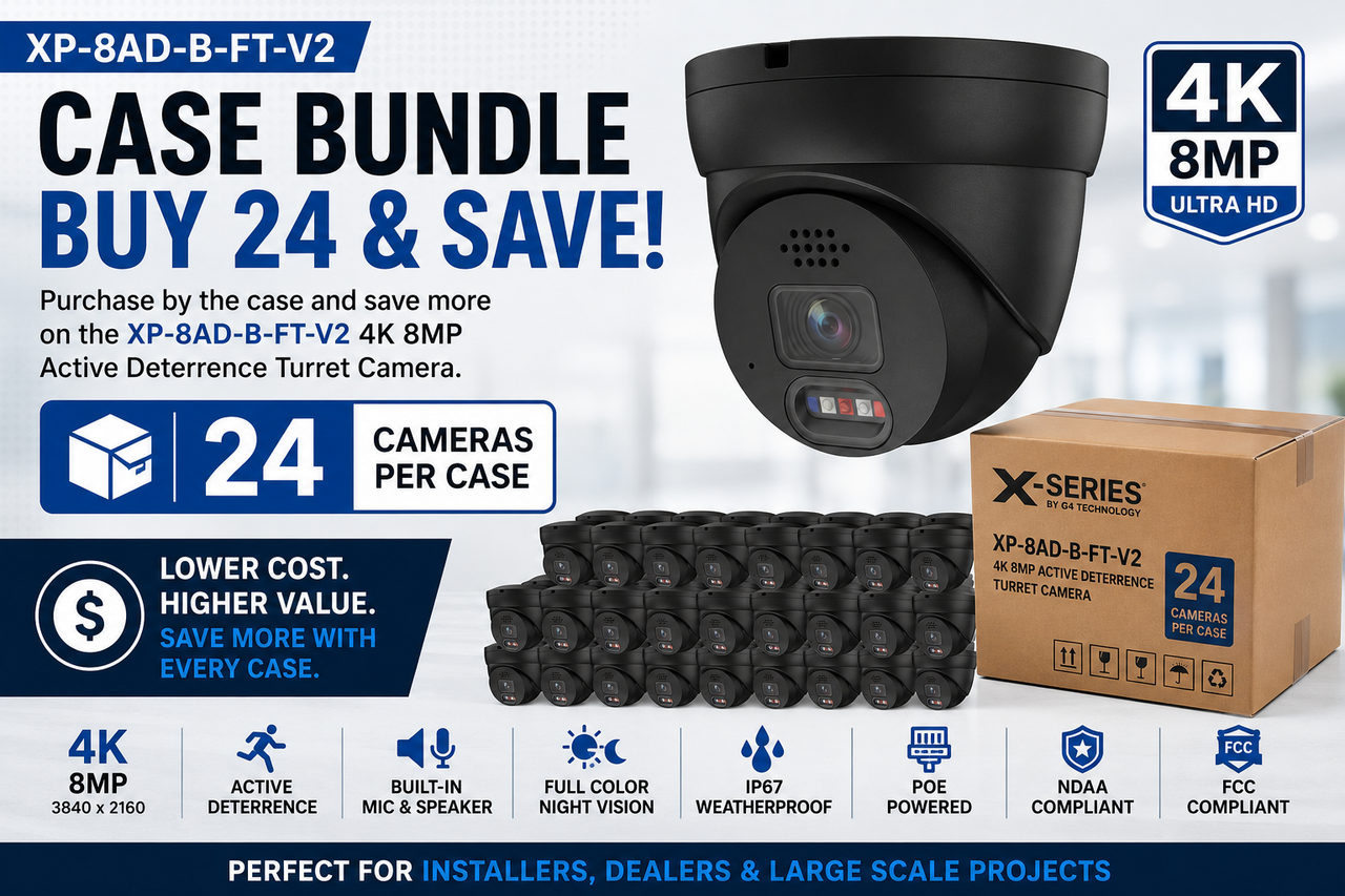 XP-8AD-B-FT-V2 Case Bundle & Save (qty 24)