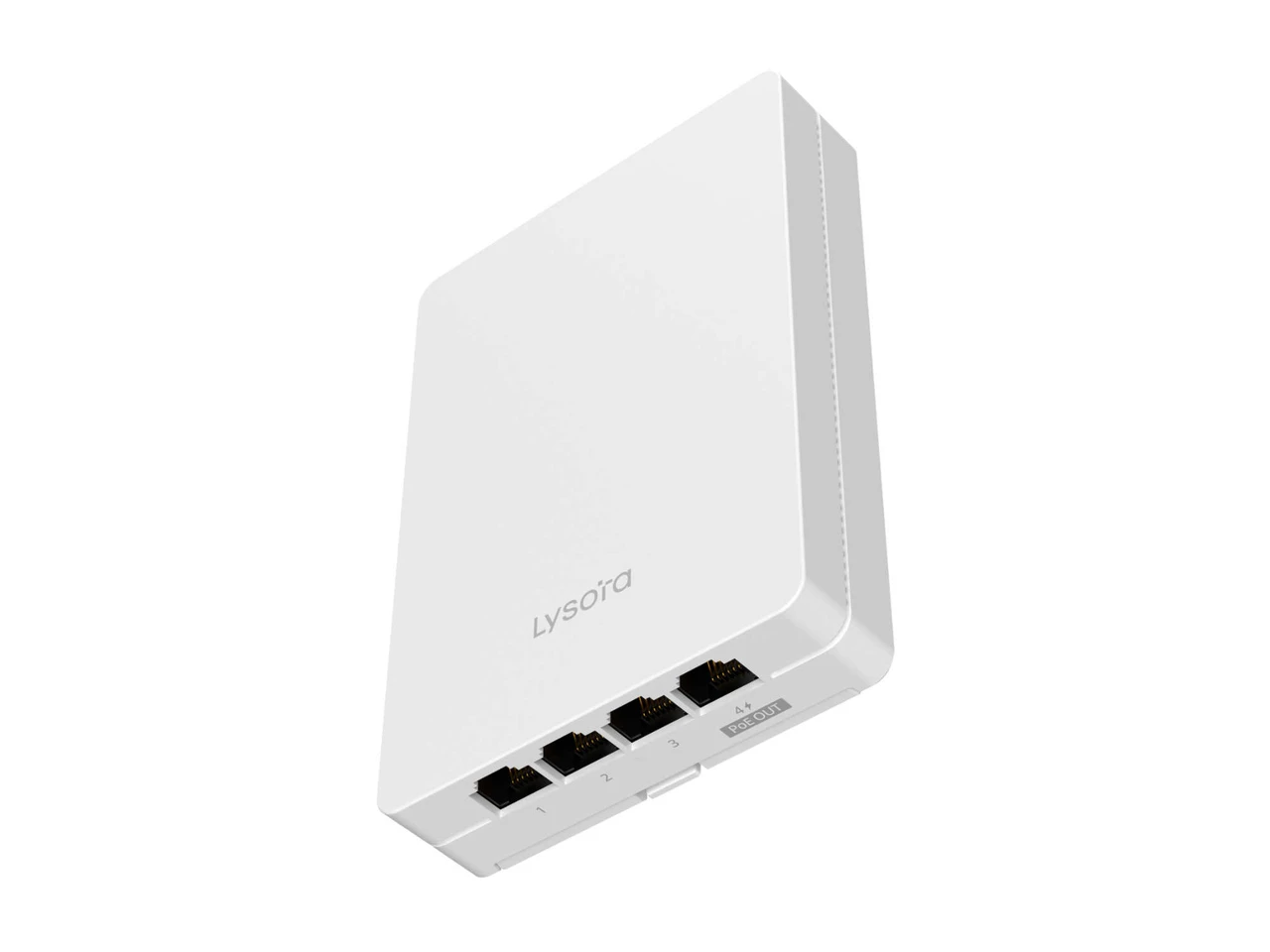 Lysora Wall Plate Access Point with 4 Gig Ports