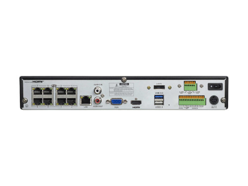 8ch 12MP 320Mbps Real-time Advanced AI PoE NVR