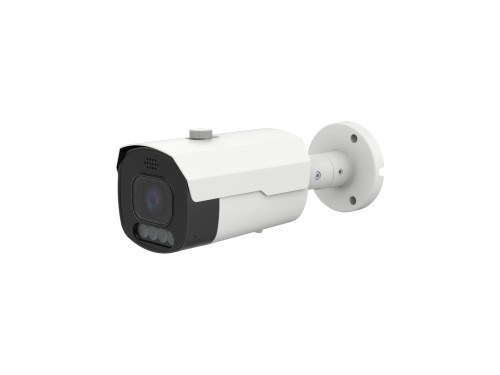 5MP Motorized Zoom IP Bullet Camera w/Active Deterrence w/Full Color w/AI