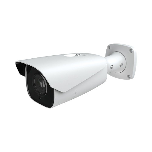 4MP Motorized Zoom IP Bullet Camera w/Starlight w/Audio w/LPR