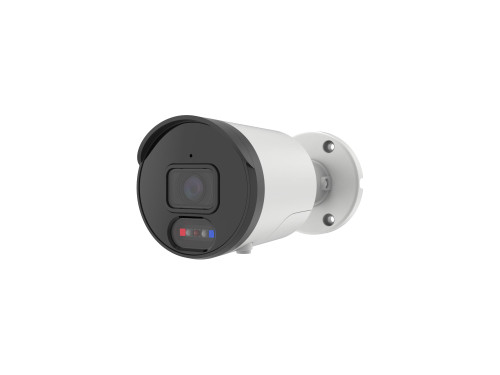 4MP Fixed Lens IP Bullet Camera w/Active Deterrence w/Full Color w/SMD