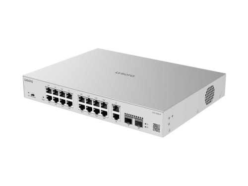 16-Port Cloud Managed PoE Switch with 250 W PoE Budget