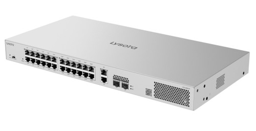 24-Port Cloud Managed PoE Switch with 370 W PoE Budget