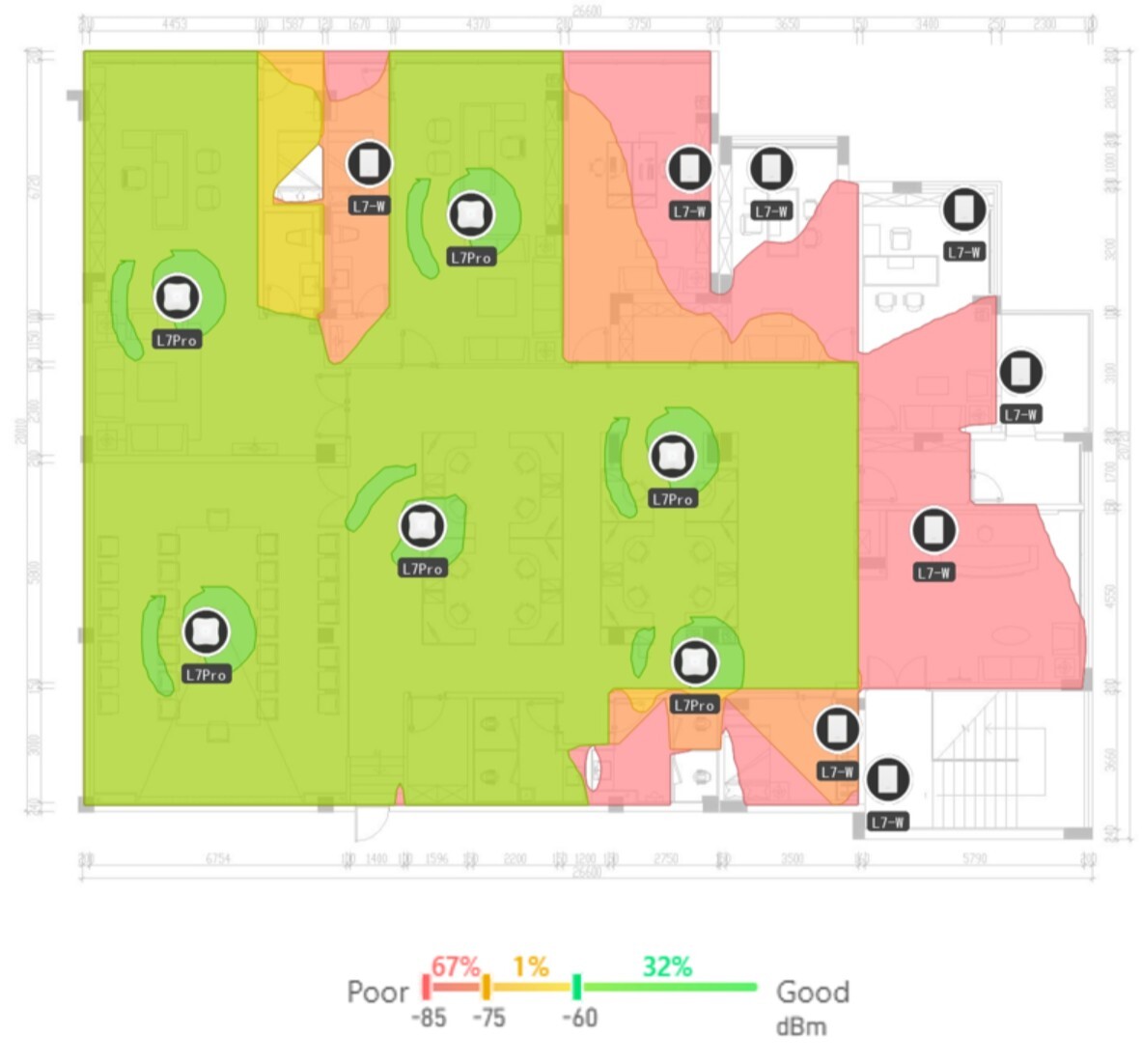 Lysora Wifi Indoor Heat Map