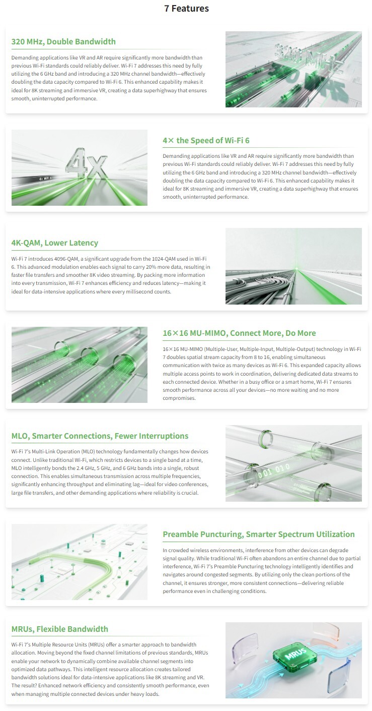 WiFi 7 Features