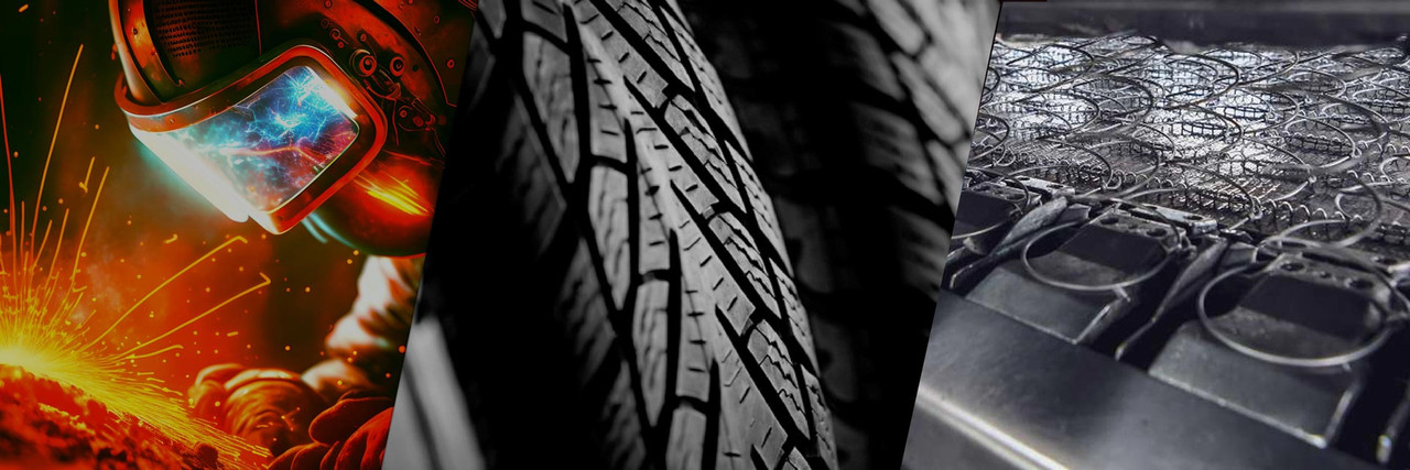 National Standard Products Universal Fit 3-Piece Full Set Ridged Heavy Duty Rubber Floor Mat : NATIONAL STANDARD Comal Stainless Steel 22\" Set with