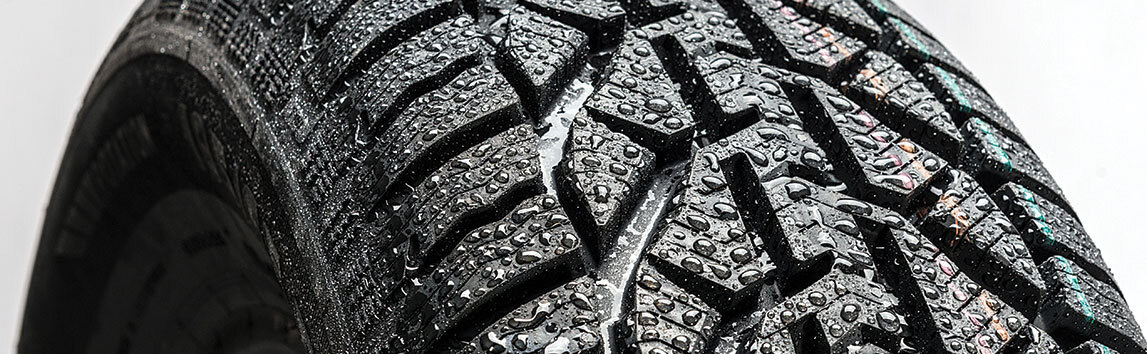 Close up of a tire