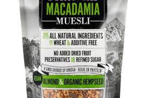 Byron Bay Macadamia Muesli Almond & Organic Hempseed 415g Byron Bay Macadamia Muesli Almond & Organic Hempseed 415g