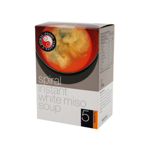 Spiral Instant Miso White Soup 5x7g Sachets