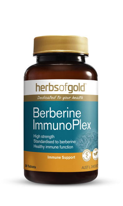 Herbs of Gold Berberine Immunoplex 30t RRP $37.95