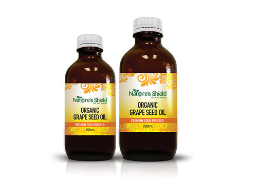 Nature's Shield Organic Grape Seed Oil 200ml