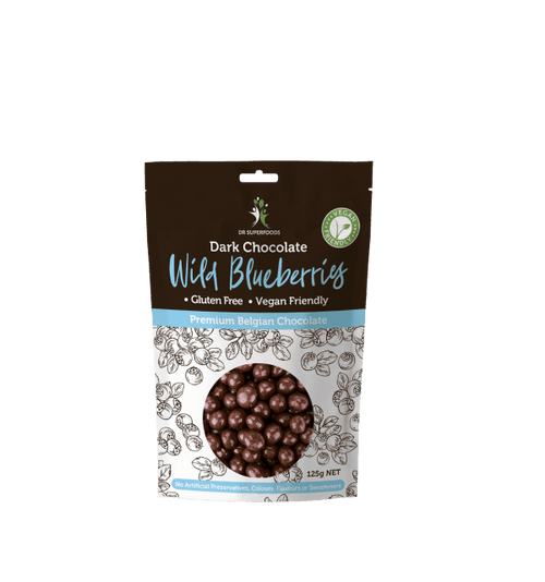 Dr Superfoods Dark Choc Wild Blueberries 125g (4)