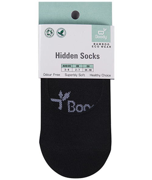 Boody Hidden Socks Womens 3-9 (2)