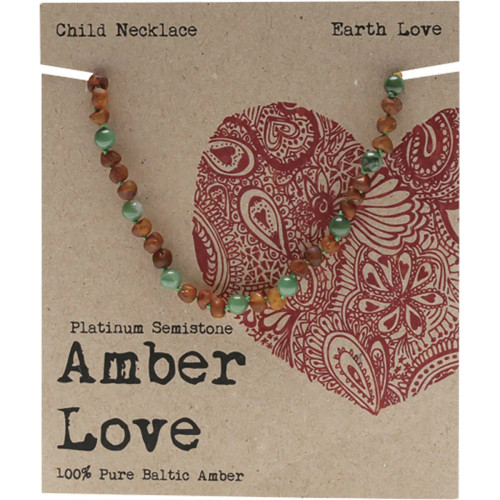 Natures Child Amber Necklace for Baby Cognac