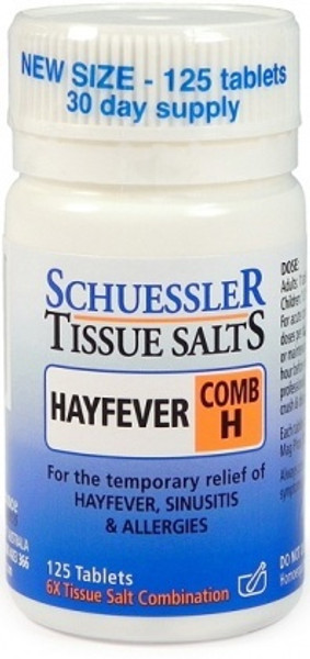 M&P Tissue Salts Comb H Hayfever 125t (2)