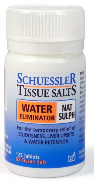 M&P Tissue Salts Nat Sulph Water Eliminator 125t (3)