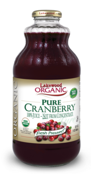 Lakewood Organic Pure Cranberry 946ml