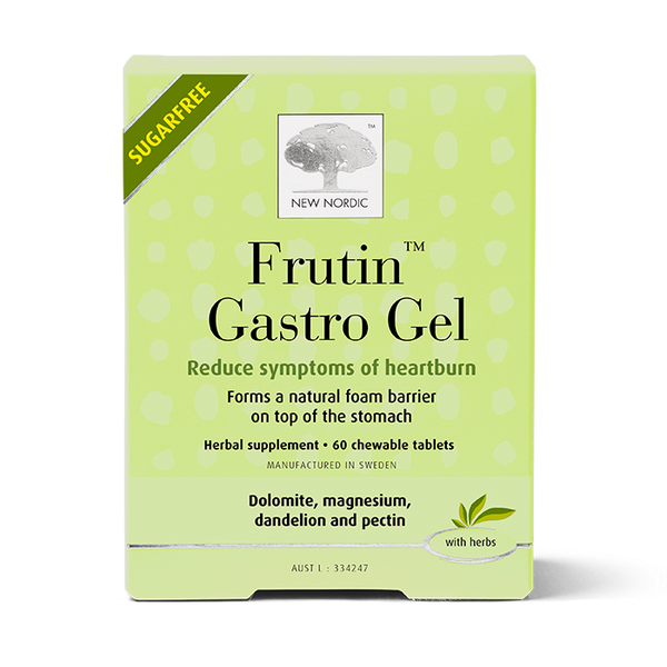 New Nordic S/F Frutin Gastro Gel 60 Chewable Tabs