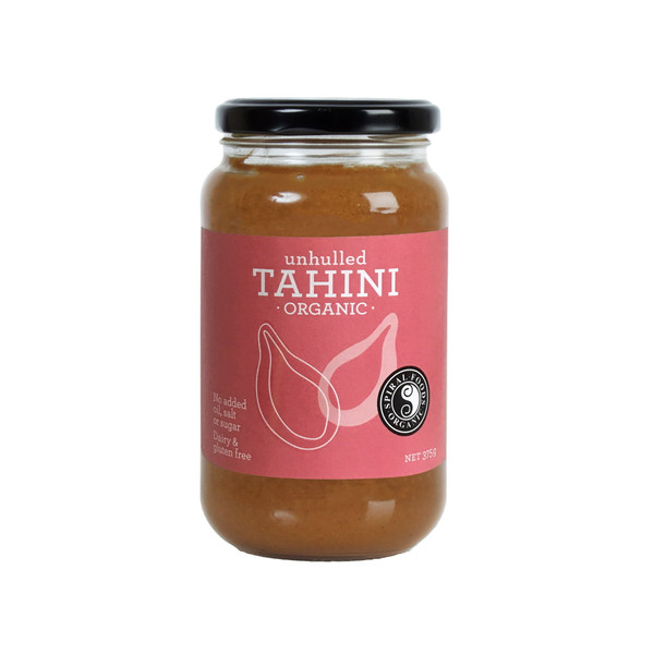 Spiral Organic Unhulled Tahini G/F Glass 375g