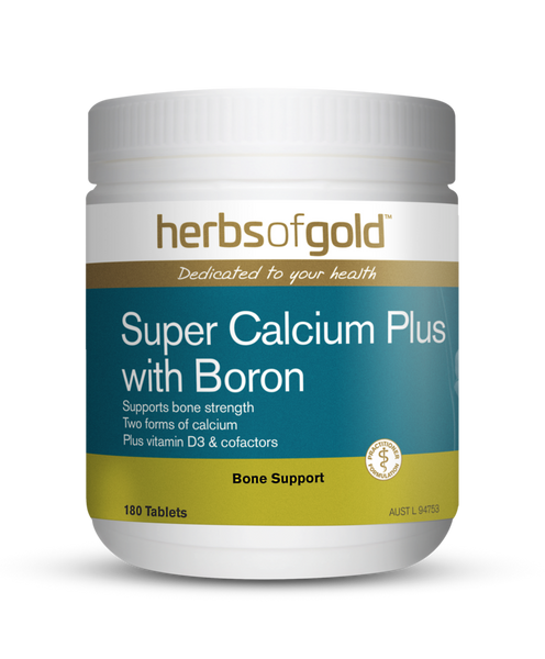 Herbs of Gold Super Calcium Plus Boron180t RRP $42.50