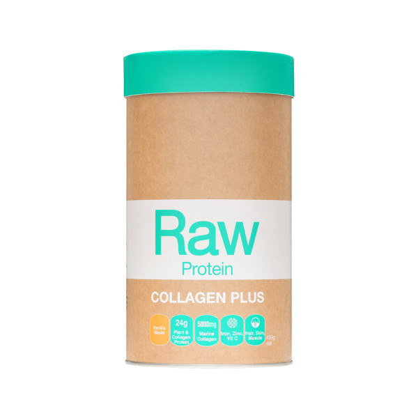 Amazonia Raw Protein Collagen Plus Vanilla Maple 450g (1)