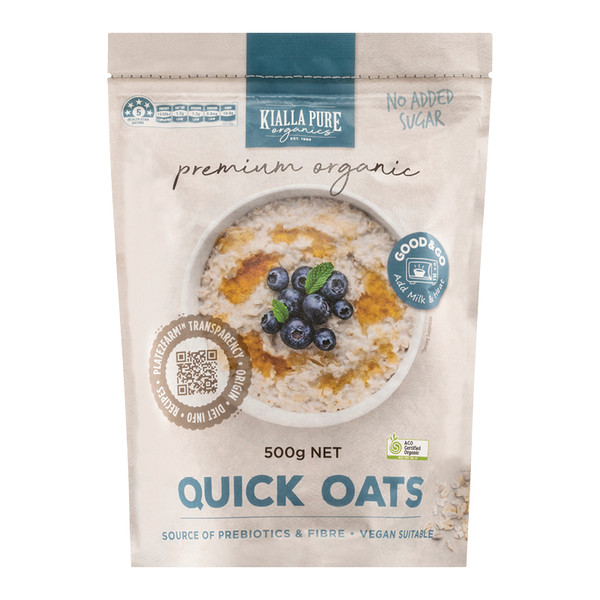 Kialla Organic Quick Oats Porridge