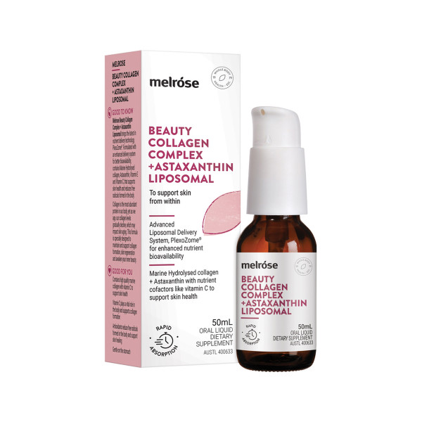 Melrose Liposomal Beauty Collagen Complex + Astaxanthin Oral Liquid 50ml