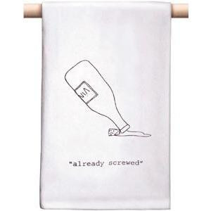 Cork Pops "Already Screwed" Bar/Dish Towel Cork Pops "Already Screwed" Bar/Dish Towel